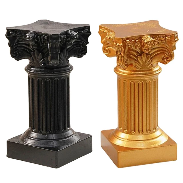 Statue de colonne grecque de pilier romain, sur pied ci-après, figurine de support, sculpture d'intérieur, décor de paysage de maison, salle à manger, jardin 2