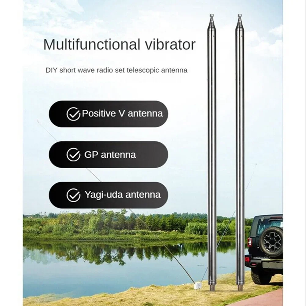 Antenna a frusta telescopica a sezione 10/14/15, antenna telescopica per radio amatoriale a onde corte PAC12/JPC-7
