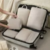 Memory Fabric Travel Storage Bag Foldable Dustproof Compression Packing Cube Large Capacity Moisture-proof 3