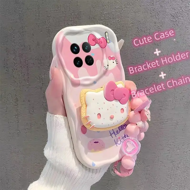 thumbnail image 1 of Funda de teléfono Kuromi Hello Kitty para Samsung Galaxy S24 Ultra S22 S21 Plus S20 S23 FE A55 A35 A54 A24 A14 A34 A25 A15 A53 A33 A73, 1 of 5