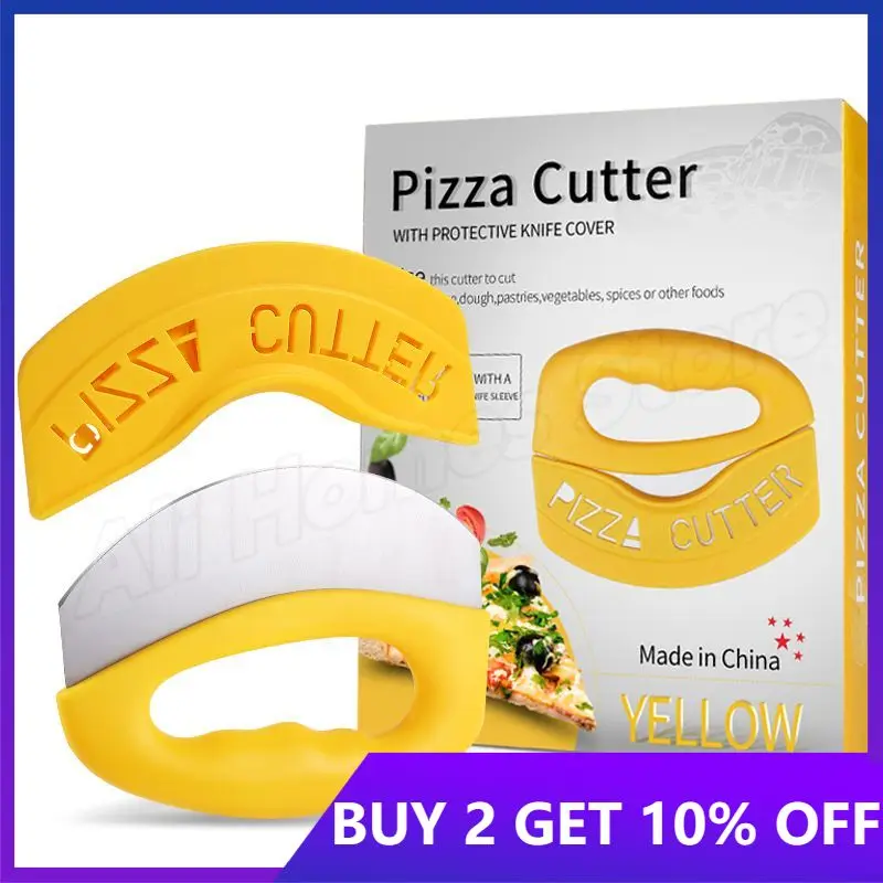 Stainless Steel Pizza Cutter Wheel Pizza Pie Curler Pastry Pie Knife Cutter Wheel Roller Pastry Crust Baking Tools