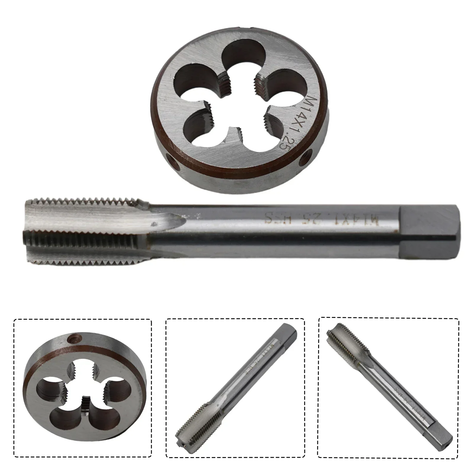 M14 X 1.25mm Metric Tap And Die Set - Right Hand Thread, High-Speed Alloy Steel, For Repair & DIY - View #7