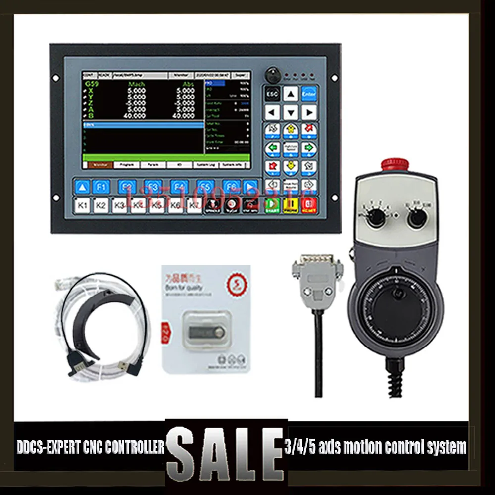 5axisCncIndependentControllerDdcsexpert345AxisOffline