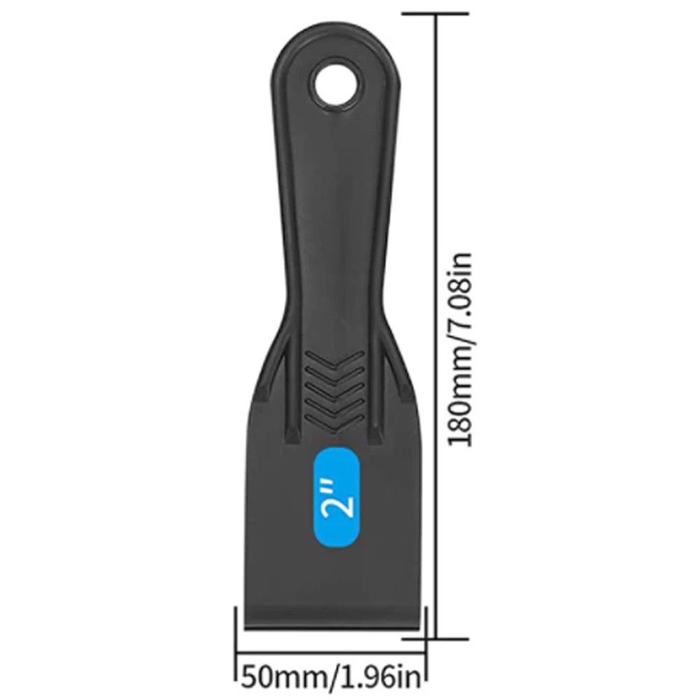 1/6pc 1.5-8inch Paint Scrapers Multi-Purpose Plastic Putty Cutter Set Putty Filler Spatula Scraper For Scraping Wallpaper Repair