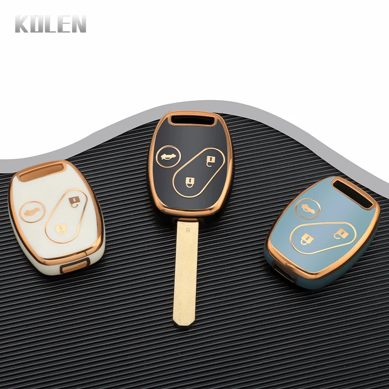 TPU Car Remote Key Case Cover Shell For Honda Accord Civic CRV CR-V Pilot Insight Ridgeline Protector Holder Fob Bag Accessories key case key case cover car key shell