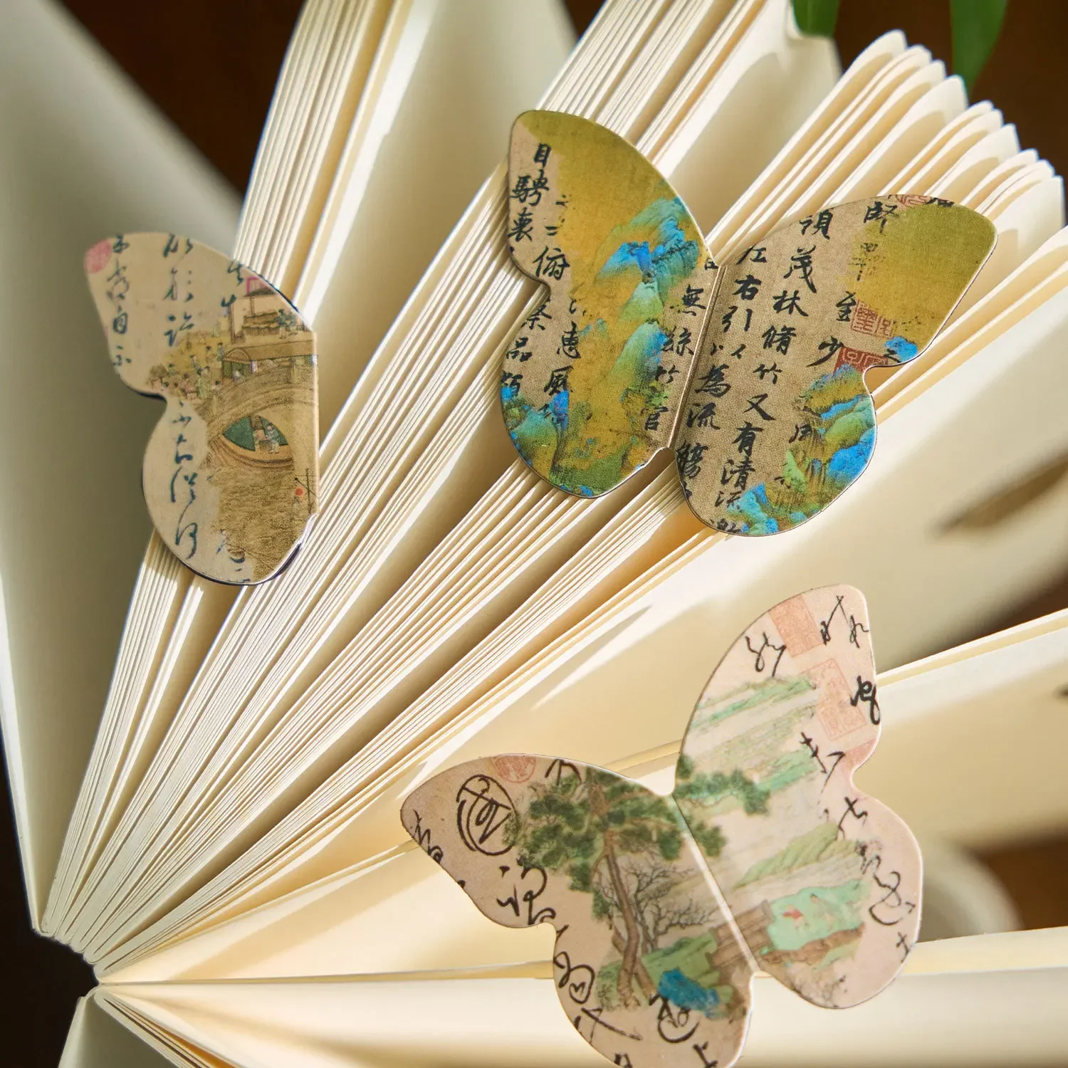 Butterfly Magnetic Bookmark Reading Supplies Books Accessories Japanese Aesthetic Stationery Teacher Gift 4pcs magnetic bookmark bookmarks stationery supplies