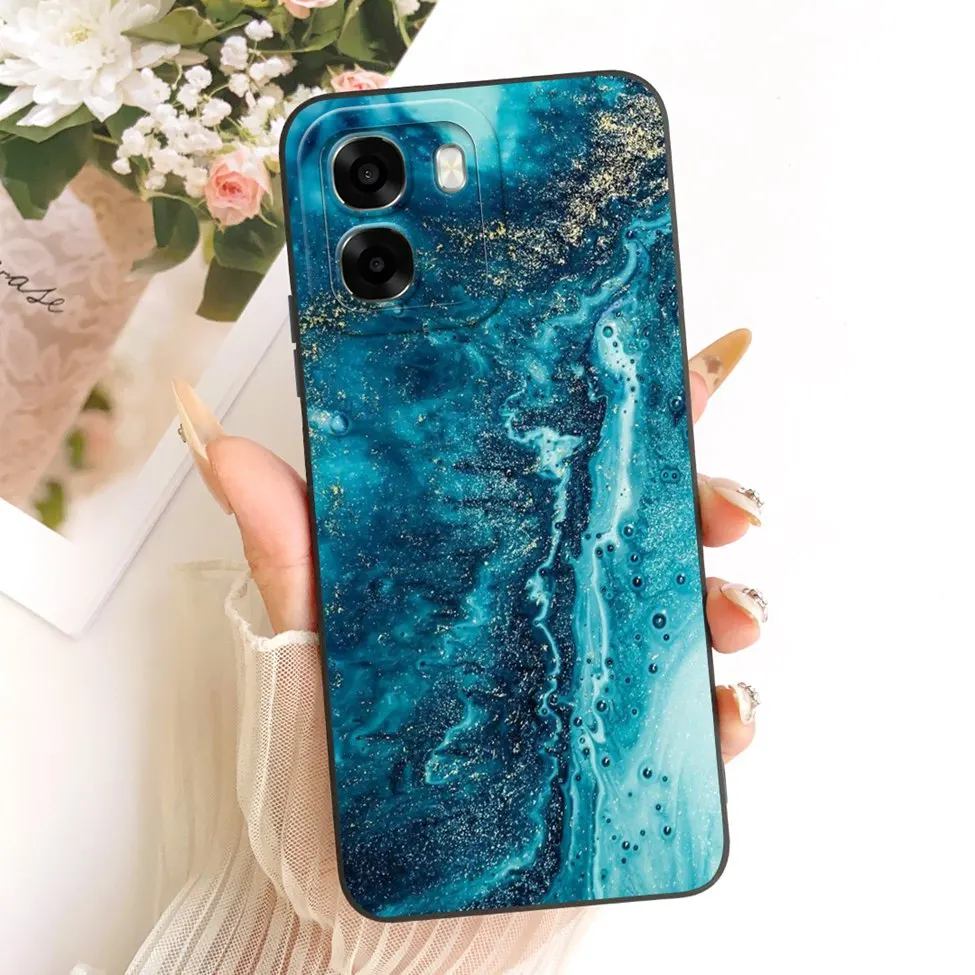 Luxury Fashion Cute Painted Silicone Case - Oppo A6 Series