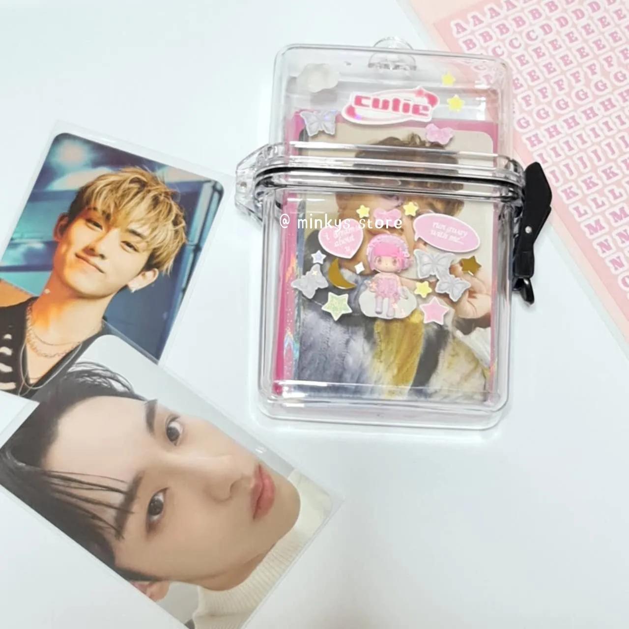 Clear Kpop Photocards Collect Box Photocard Holder Box Postcard Toploa –  MeowCafeShop