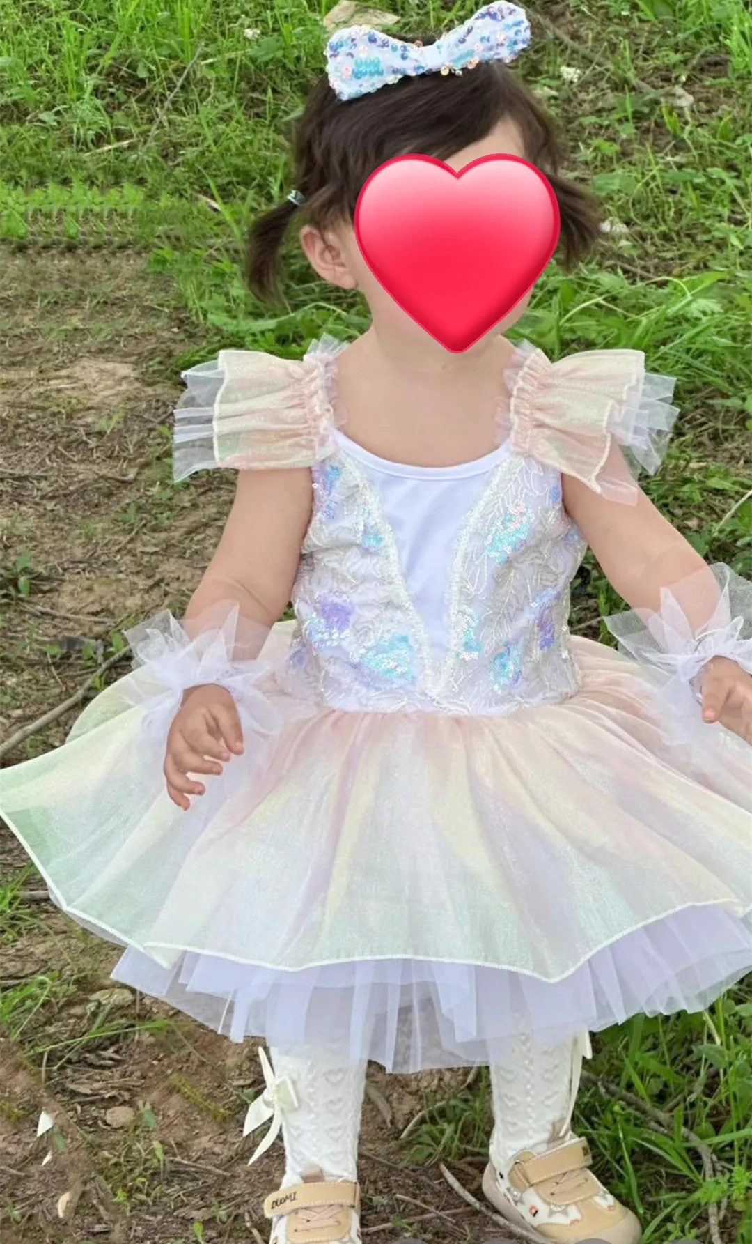 فستان رقص يوم الأطفال فتاة الباليه هدية عيد ميلاد الترتر الباليه الاطفال ملابس فساتين الأميرة الصيفية الفتيات الزي