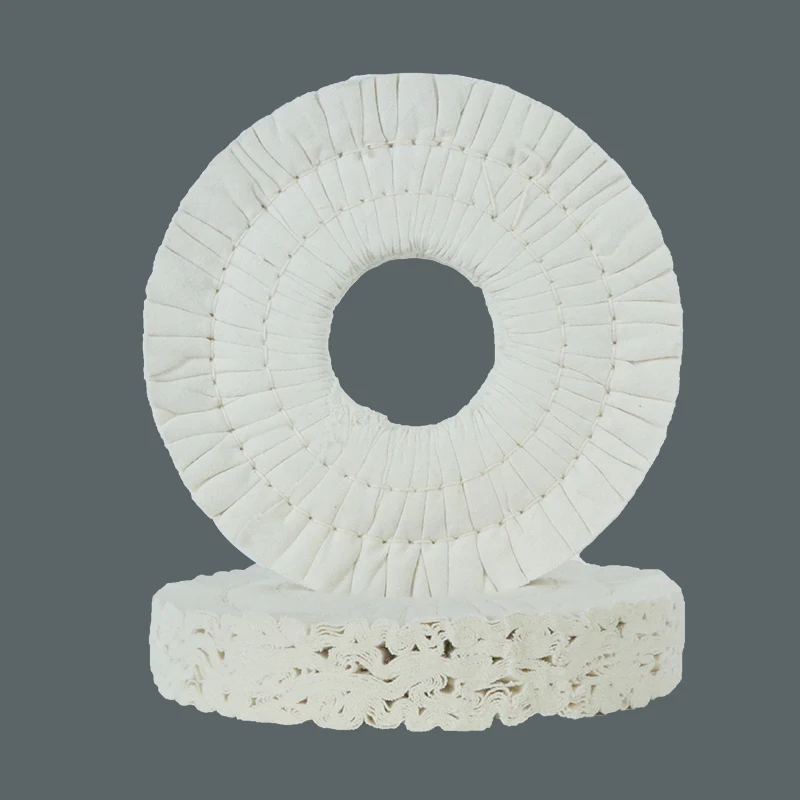 2PCS-2 Economic Type ing Wheel Pure Cotton Material Polishing Wheel For Edge Banding Machine 150*50*20mm