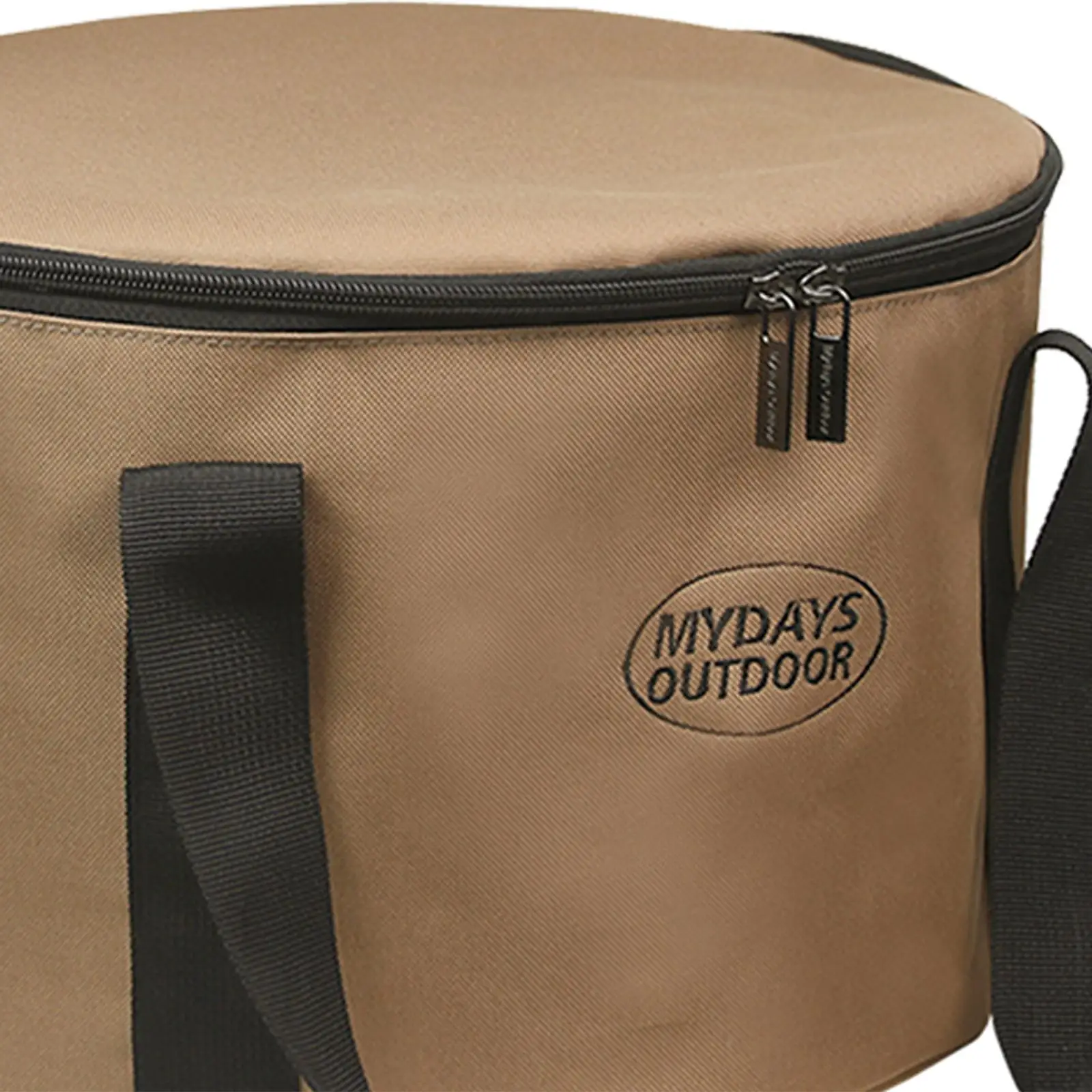 Oxford Cloth Camping Pot Storage Bag Waterproof Round Multifunctional Soft Lining