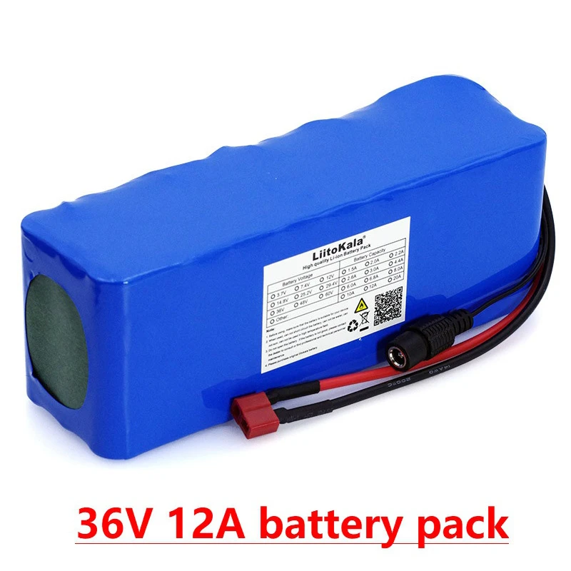 36V 8Ah 18650 10S4P rechargeable lithium battery pack electric bicycle