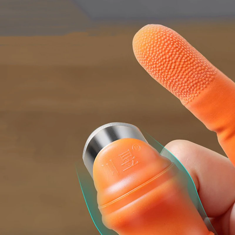 1pc Silicone Finger Protector With Blade For Fruits Vegetable Thumb Knife Finger Guard Kitchen Gadgets Kitchen Accessories
