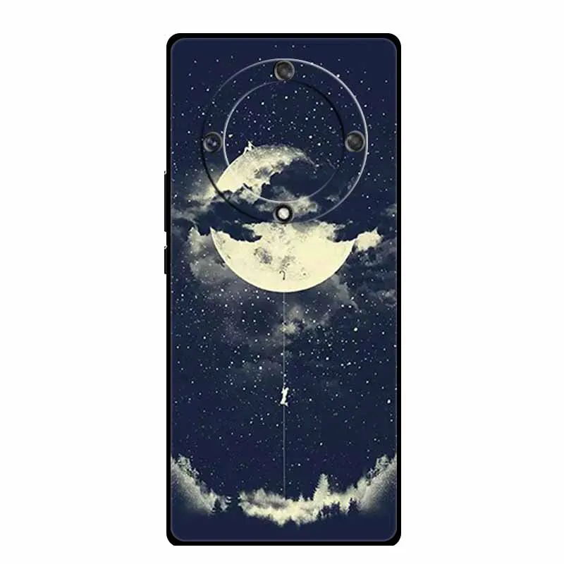 Wolf Lion Tiger Cat Black Silicone Soft Phone Case Cover