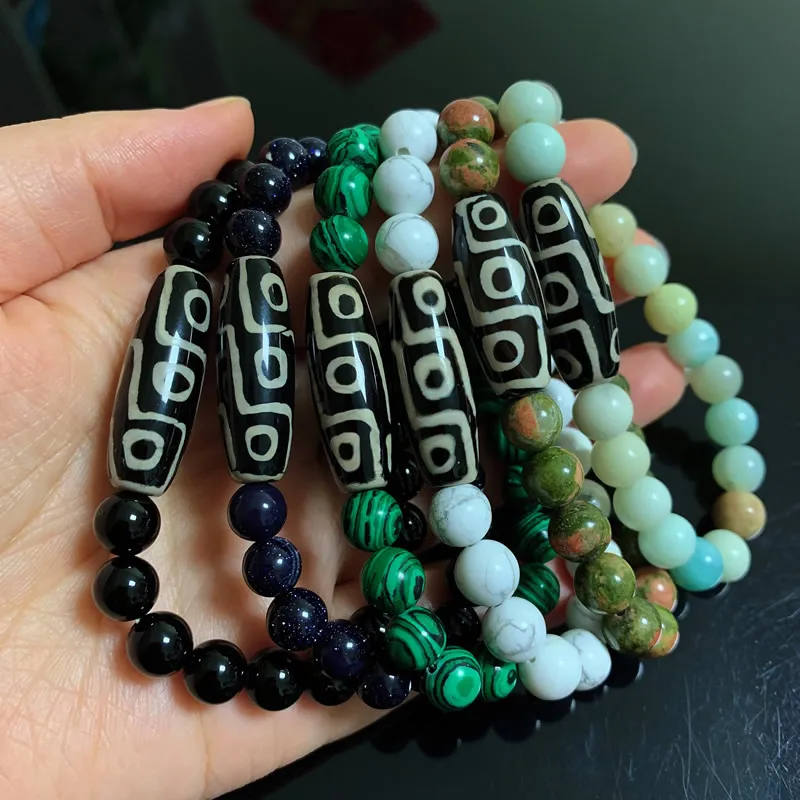 Bracelet Jewelry Retro Healing Tibetan Dzi Agates Bracelets