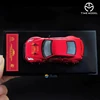 TimeMicro1:64 skyline GTR R35 Christmas Edition Red high-tail simulation alloy car model 6