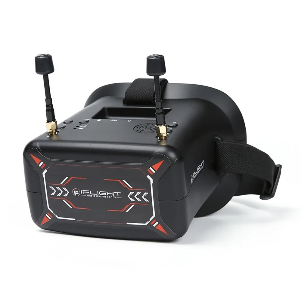 Lunettes FPV iFlight 4.3" 40CH DVR 5.8GHz pour Drone Course