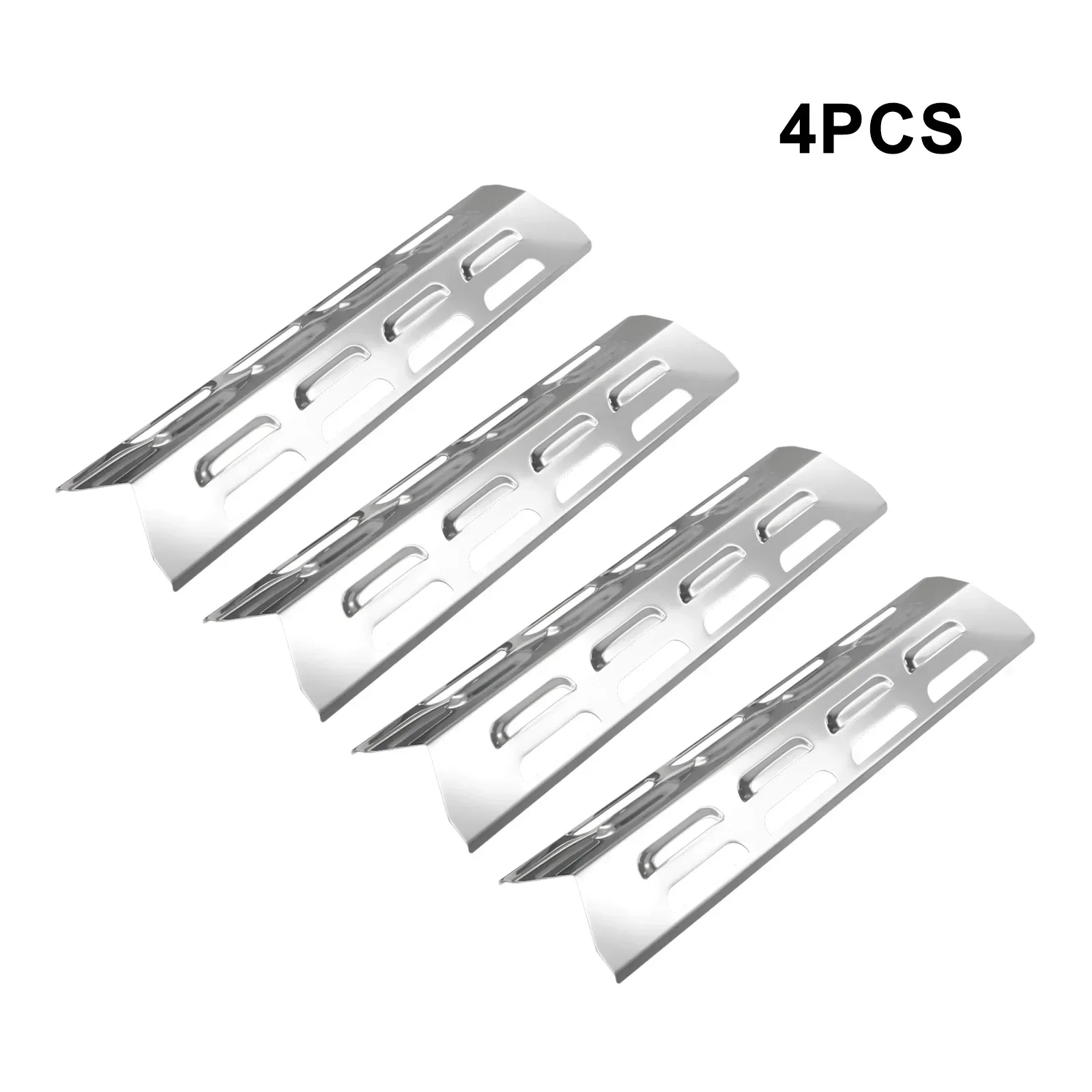 Grill Heat Plate Shield Heat Tent Replacement Parts For BBQ Gas Grill Plate Shield Tent Barbecue Flame Tamers 4Pcs Home