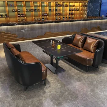 Commercial Bar Couch Seat Comfortable Sofa Chair Decorative Furniture For Coffee Shop Restaurant Small Pub Living Room Business
