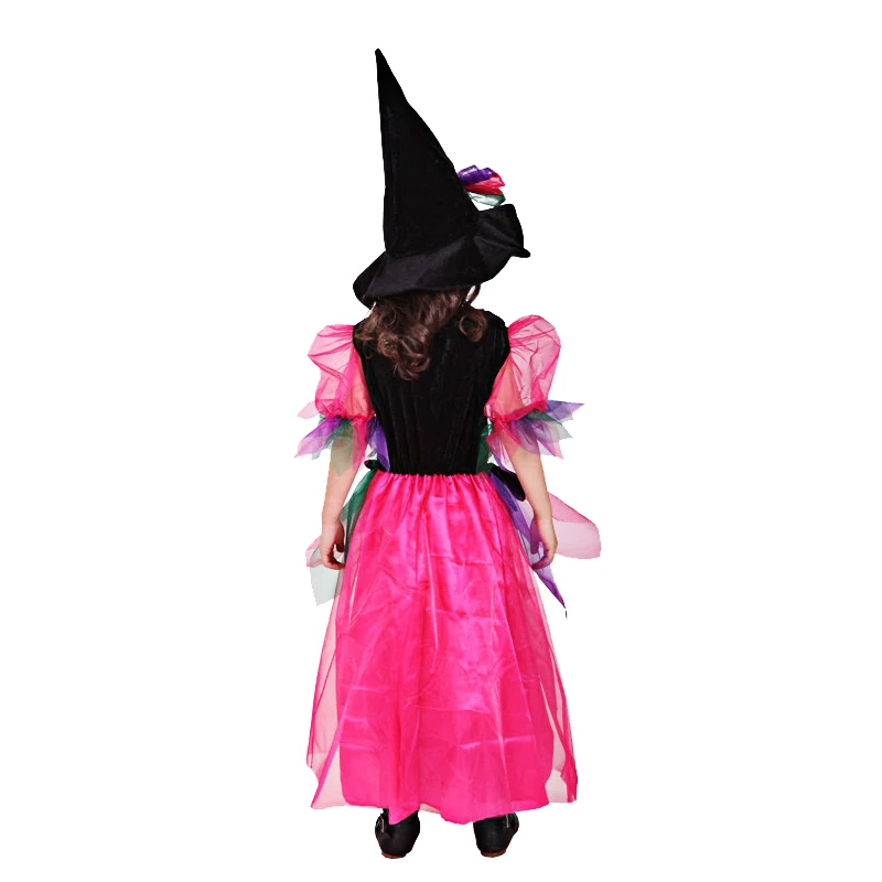 Carnival Girls Witch Party Toddler Kids Costume Dress Up Children Vampire Pumpkin Clothing