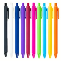 10/50Pcs Kawaii Candy Colors Writing Fluently Gel Pen 0.5mm Pen Refill Black Ink School & Office Supplies for Student Gift