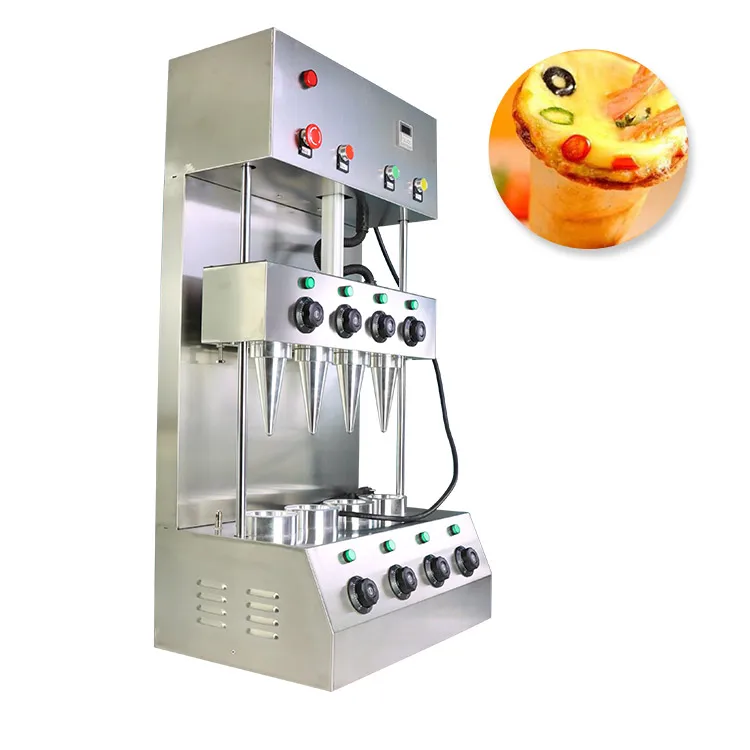 2024 Latest Pizza Cone Machine Set Beautiful Taste Pizza in A Cone Making and Baking Machine for Sale