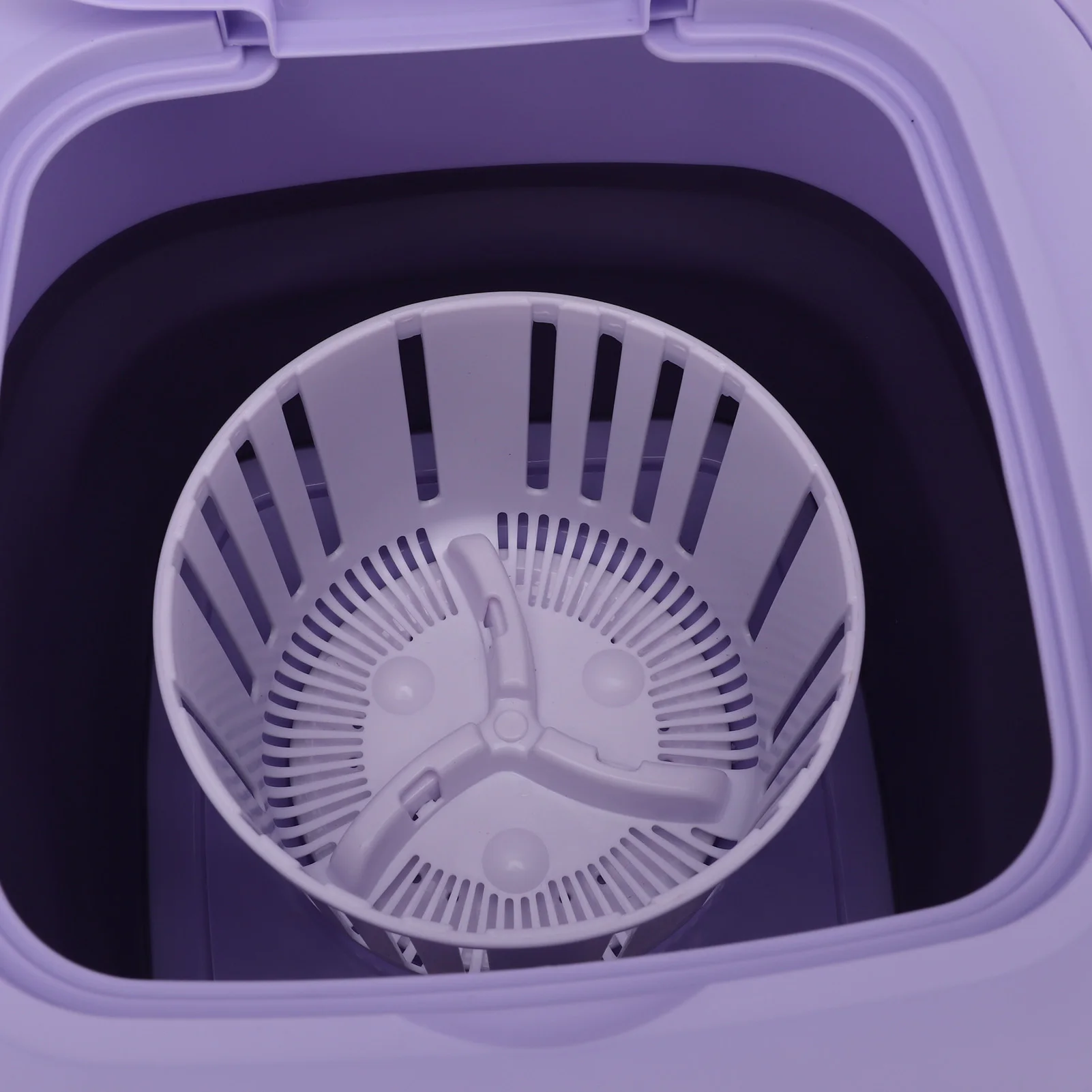 Mini Washing Machine Portable Washing Machine 11L ABS PP Automatic Mini Foldable Bucket Washer with Drainage Pipe for RV Travel Apartment