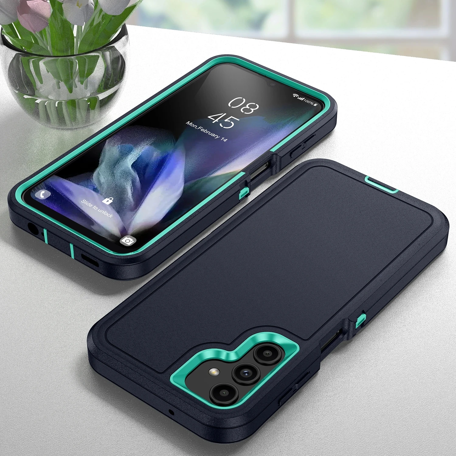 Heavy Duty Shockproof Armor Phone Case - Durable Protective Cover