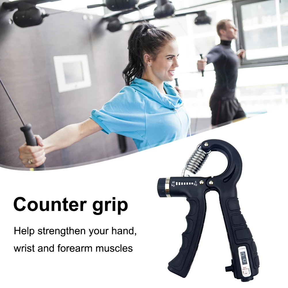 5-60kg Adjustable Hand Grip Strengthener hand strengthener hand grip trainers hand grip exerciser hand exerciser Hand Grip Trainer With Counter Wrist Forearm And Exerciser For Muscle Building