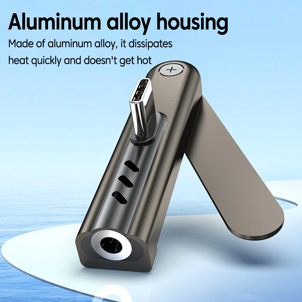 타입 C - 3.5MM 접이식 휴대폰 거치대 오디오 어댑터 엘보 타입 C(수) - 3.5MM 잭(암) 헤드폰 리모컨용 컨버터
