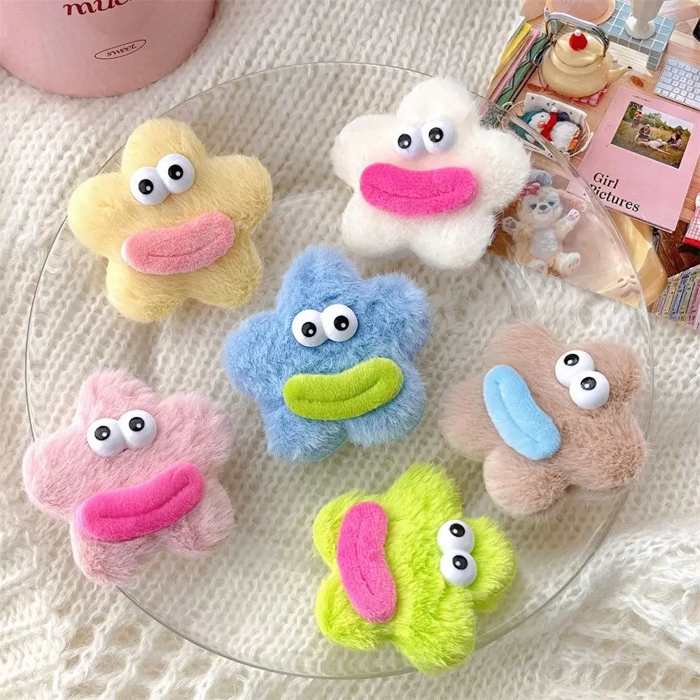 Description Picture 2 of itemStar Shape Plush Doll Hair Clip Korean Style Side Clips Ugly Doll Duckbill Clip Hair Barrettes Headwear Cartoon Hairpin Daily