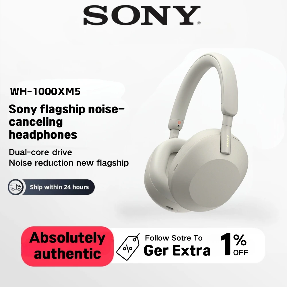 Słcuhawki Sony WH-1000XM5 z EU za $250.86 / ~1009zł