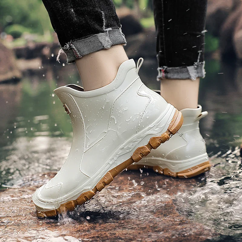 Rain Boots Botas Hunter Cortas Aliexpress Mens Summer Rain Shoes - Main Image