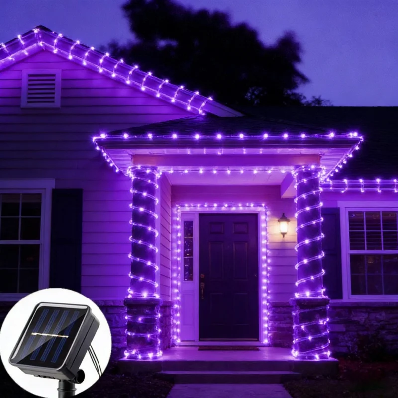 Outdoor LED Solar String Lights – Waterproof Fairy Garland for Garden and Yard Decor