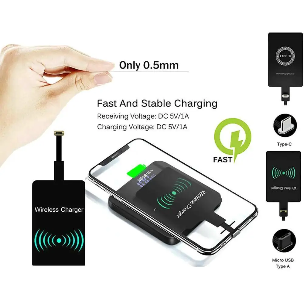 Universal Wireless Charging Sensor Sticker Receiver