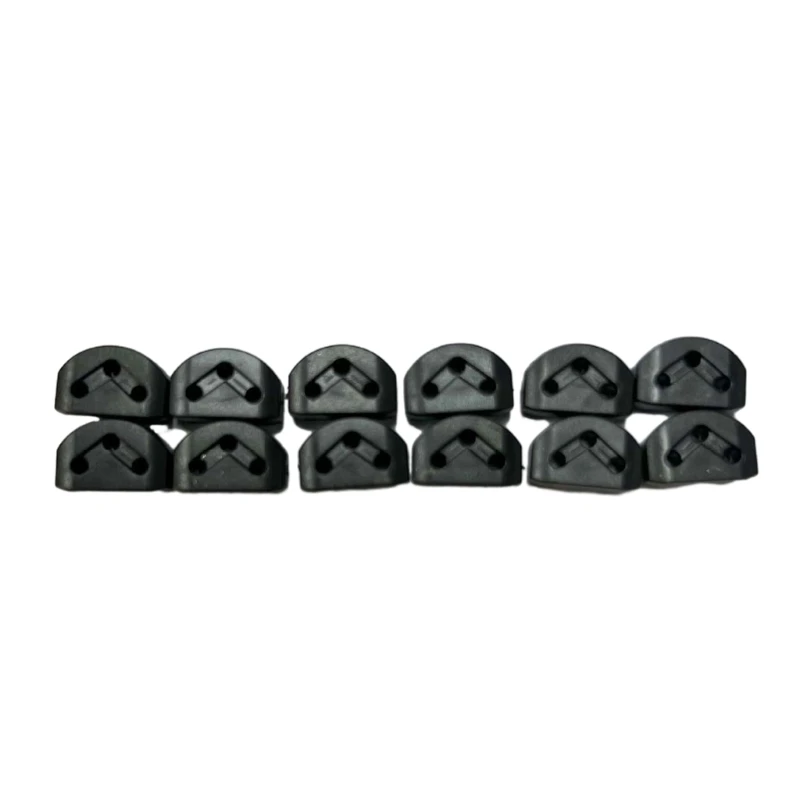 12-Piece Guitar String Retainer Set with Triple-Cornered Chord Ties