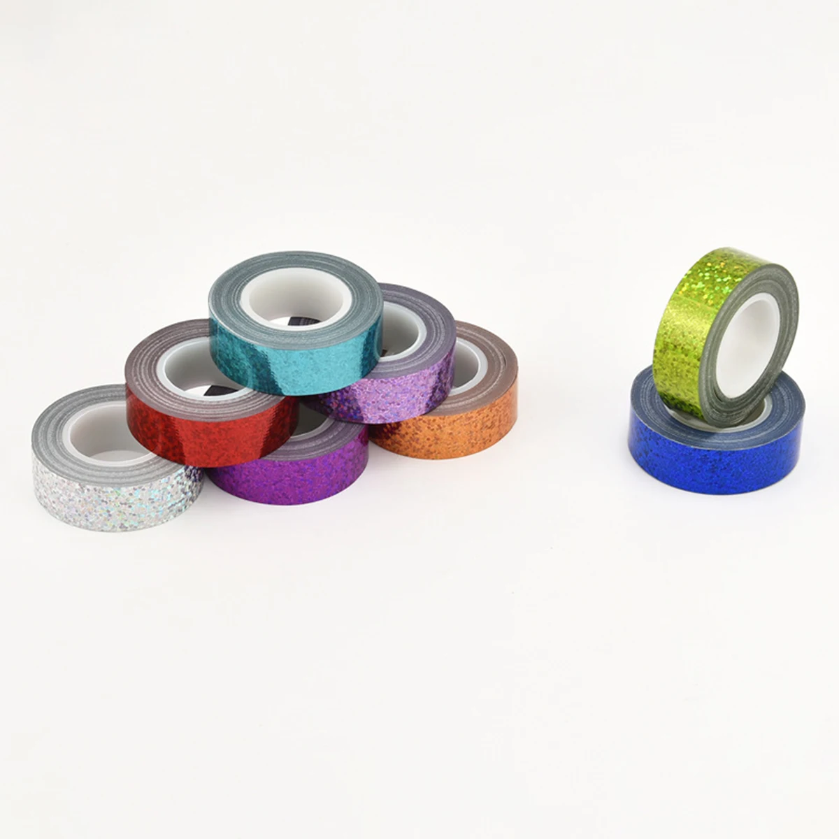 Shiny Decorative Washi Tape for DIY Scrapbooking and Stationery Projects