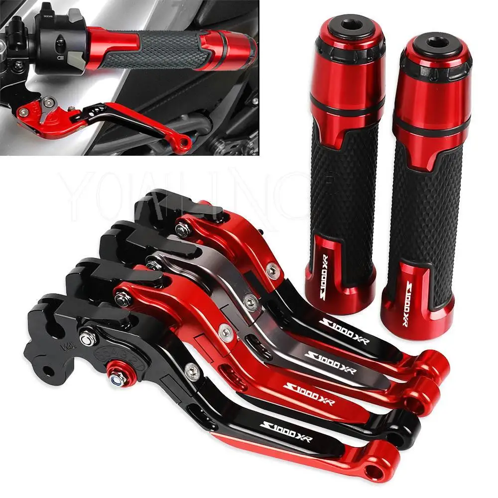 

S 1000 XR S1000 XR Motorcycle Accessories CNC Brake Clutch Levers Handlebar knobs Handle Hand Grip End FOR BMW S1000XR 2015-2016