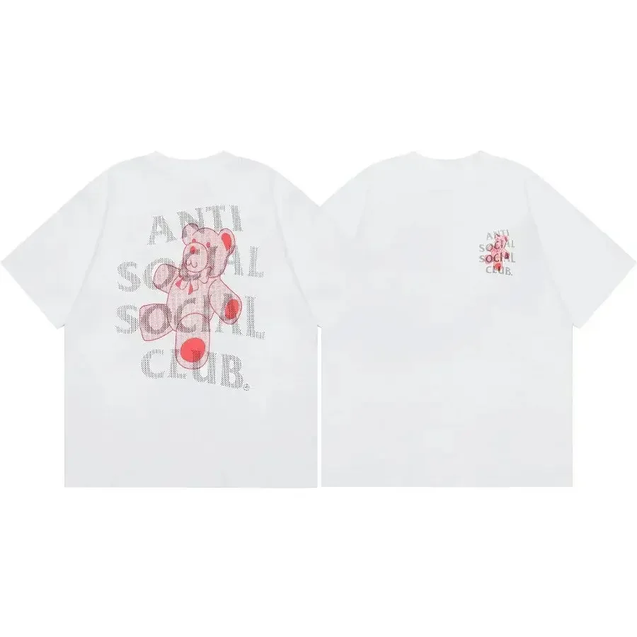 Men's T Shirt Short Tops Fabric Cotton Hot European Size Difference Market Currency ASSC CLUB Fujiwara Hiroshi Lightning Series 2