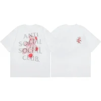 Men's T Shirt Short Tops Fabric Cotton Hot European Size Difference Market Currency ASSC CLUB Fujiwara Hiroshi Lightning Series 2