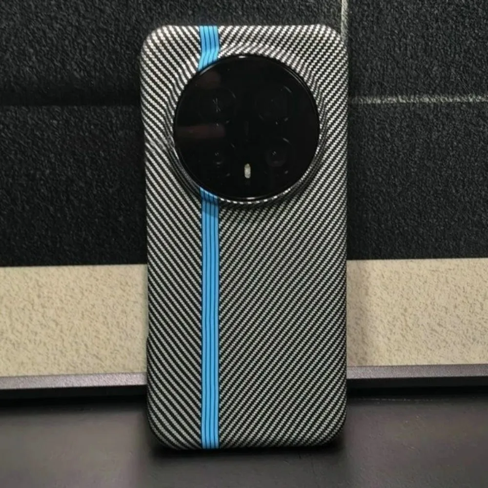 Carbon Fiber Texture Shockproof Slim Phone Protective Back Cover