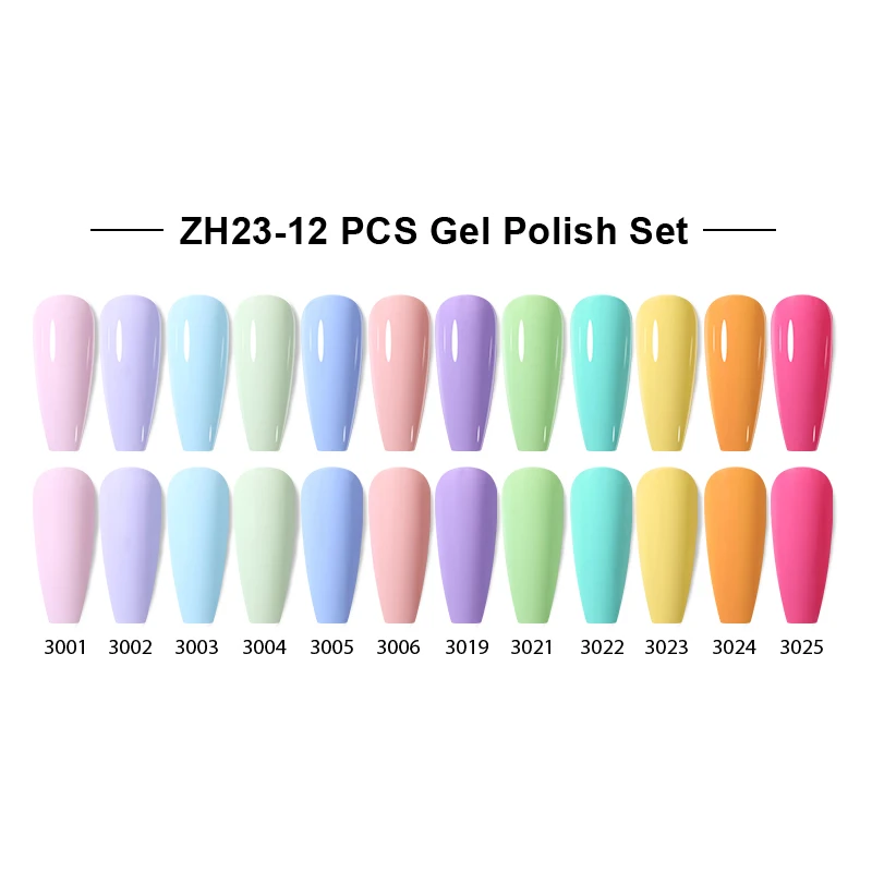 NAILCO UV 젤 네일 광택제, 레드 핑크 컬러, 네일 아트 래커, LED 젤 바니시 젤락, 흡수 글리터 네일 젤 광택제, 12 개/세트, 15ml