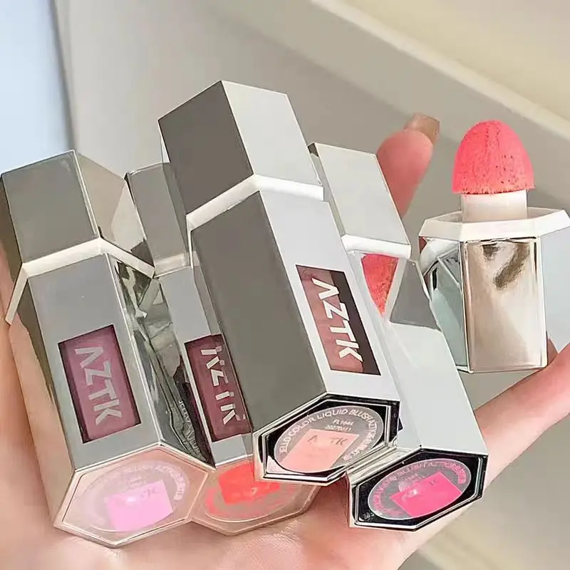 AZTK Jello Color Powder Liquid Blusher Rendering Moisturizing Beauty Expands Contracts Liquid Cheek Matt Face Makeup powder blusher blush powder liquid blush facial blusher