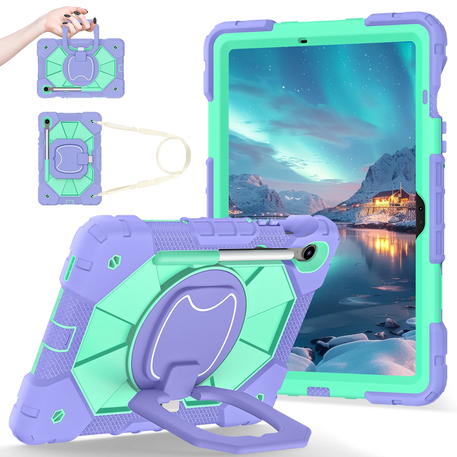 Universal Rotating Stand Case with Heavy Duty Handle
