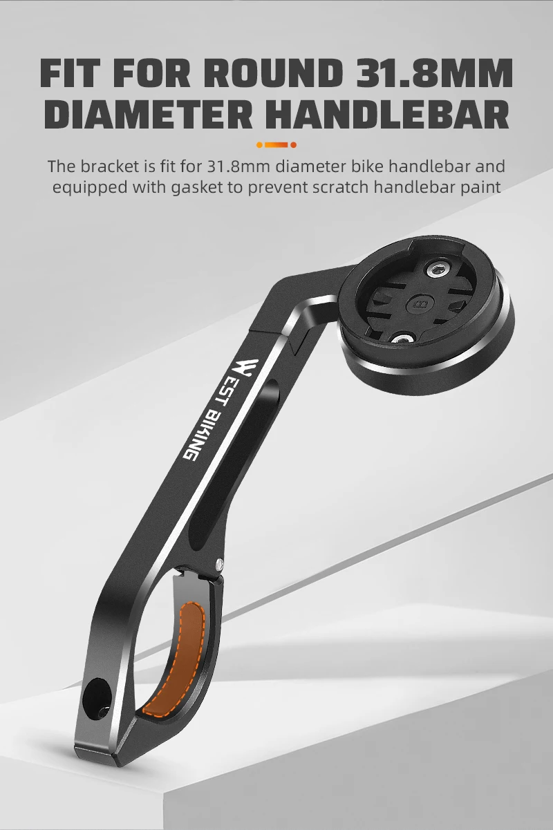 WEST RADFAHREN Fahrrad Computer Licht Dual Mount Garmin XOSS Bryton Gopro Adapter Aluminium Legierung Lenker Tacho GPS Stand – Detail 7