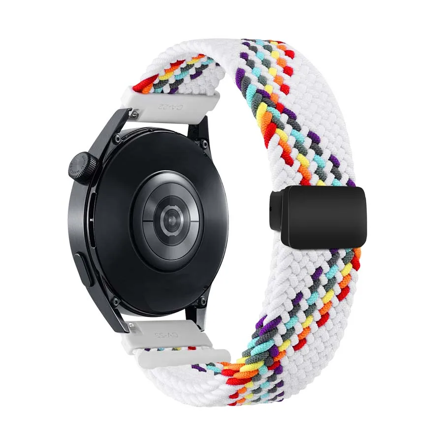 Braided Loop Nylon Strap for Smart Watches - Durable Fitness Wristband Bracelet