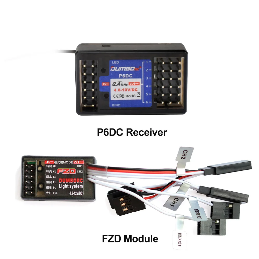 Advanced 6CH 2.4G Radio Control System Receiver