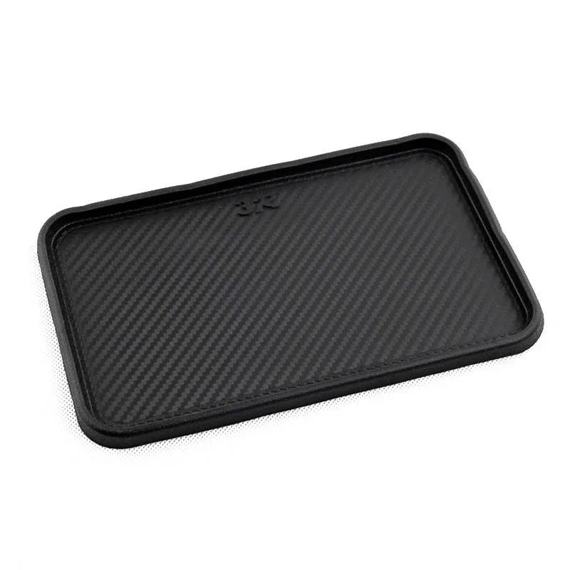 Car Dashboard Mat Non Slip Dash Mat Car Non Slip Mat Silicone Anti Skid Pad Silicone Anti Slip Pad Non Slip Mat Car Storage Accessories Car Front Dashboard Silicone Non-Slip Storage Catcher Pad Mat 200x128mm Auto Interior Dashboard Sticky Pad Cushion Accessories