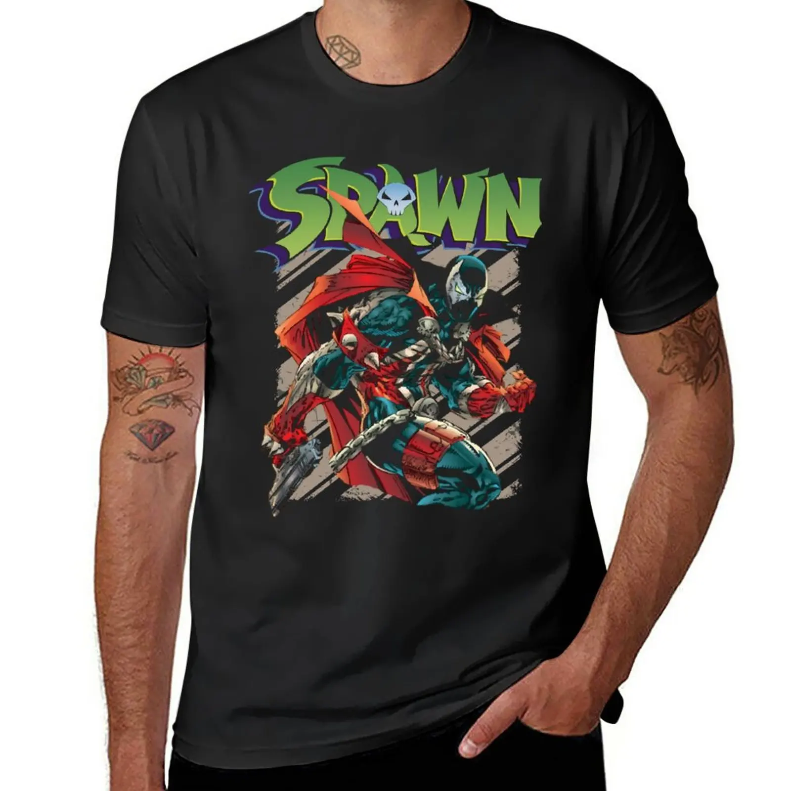 Vintage Spawn - Hell Spawn T-Shirt Tees Blacks Mens T Shirt Graphic