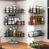 1/2PCS Bathroom Metal Shelf No-Drill Metal Corner Shelf Shower Storage Shelf Bracket Bathroom Accessory Organizer Shampoo Shelf 3